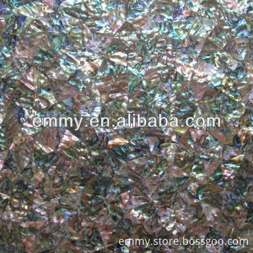 Abalone mother of pearl irregular triangle